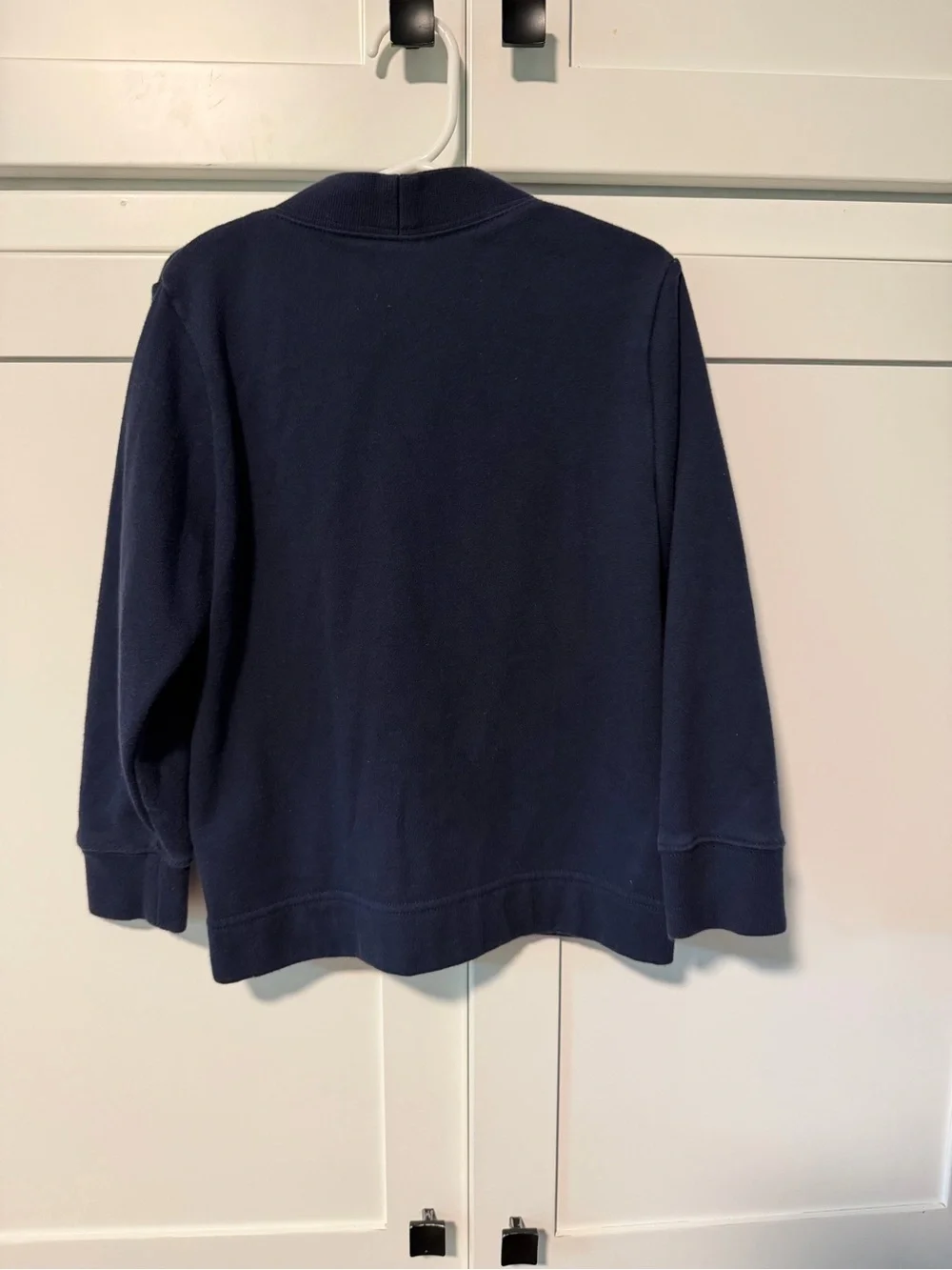 GAP Boys Navy Button Cardigan with Front Pockets